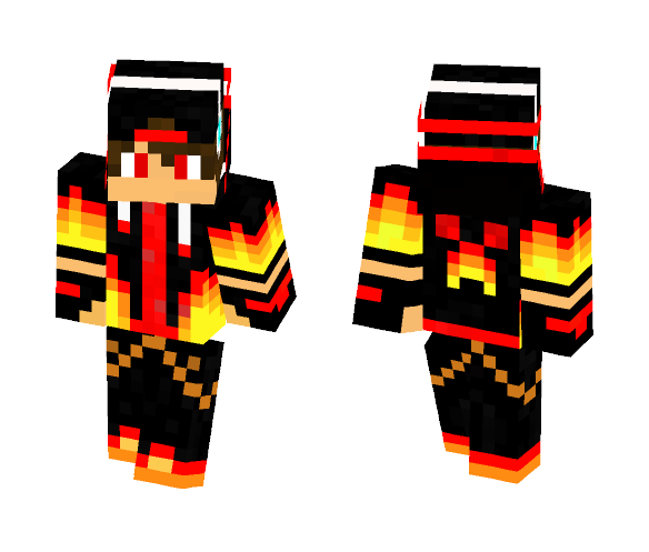 Fire Guy - Male Minecraft Skins - image 1
