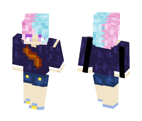 Bubblegum Girl - Girl Minecraft Skins - image 1