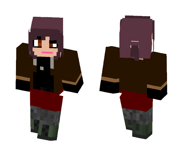 Revy in a Skirt (Black Lagoon) - Female Minecraft Skins - image 1
