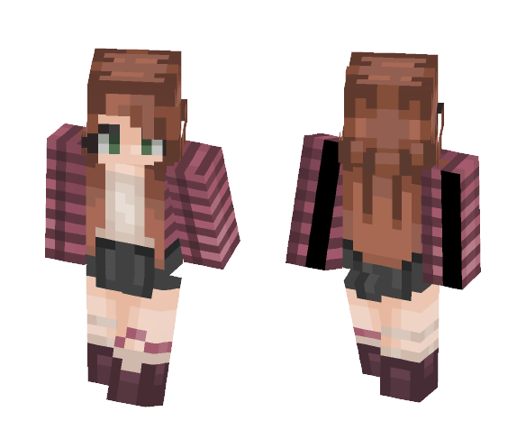 ~ Plaid Shirt (Kinda) - Female Minecraft Skins - image 1