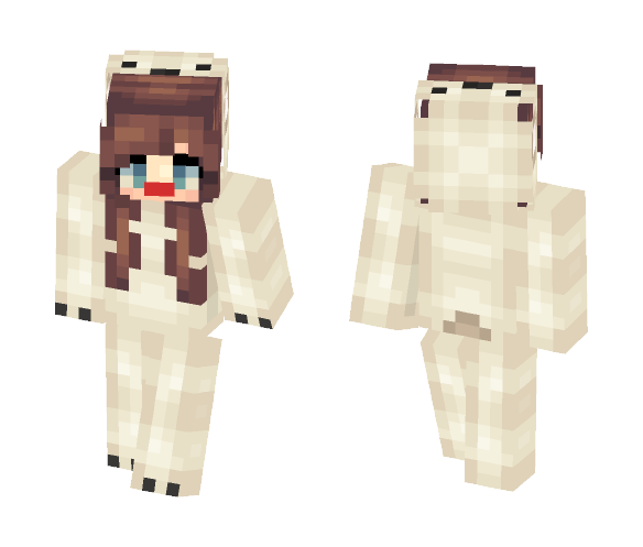 X-MAS PolarBear Onsie - Female Minecraft Skins - image 1