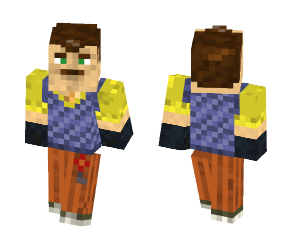 The Neighbour (Hello Neighbour) - Male Minecraft Skins - image 1