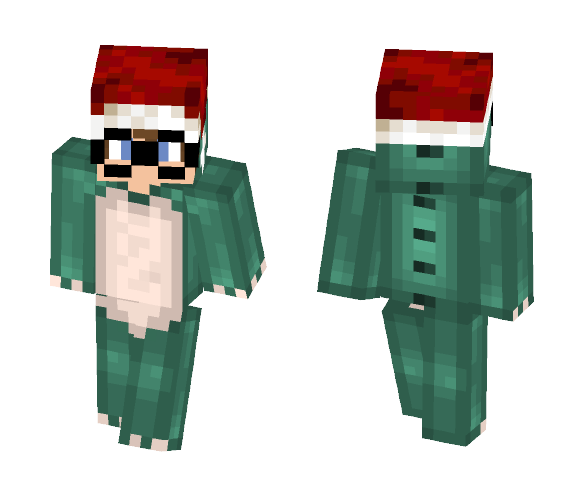 Christmas Dino - Christmas Minecraft Skins - image 1