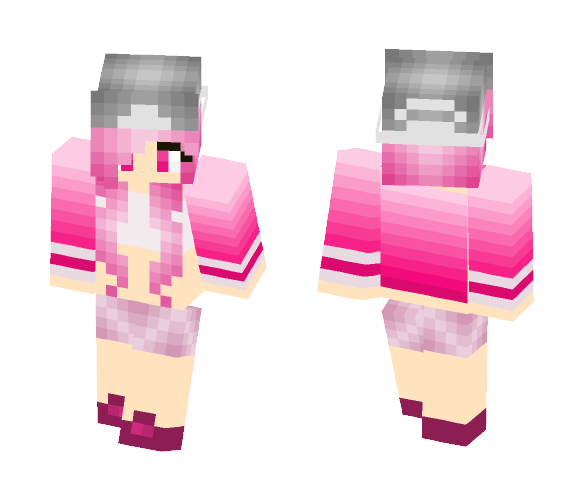 Pink tomboy - Female Minecraft Skins - image 1