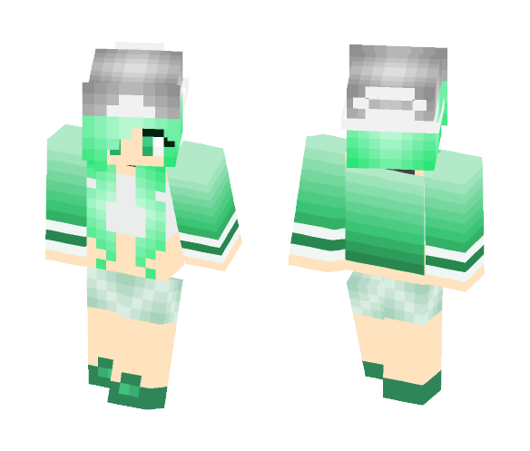 Green tomboy - Female Minecraft Skins - image 1