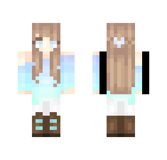 Oversized Ombre Sweater - Female Minecraft Skins - image 2
