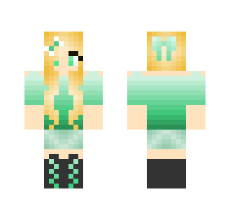 Girl who loves green - Girl Minecraft Skins - image 2