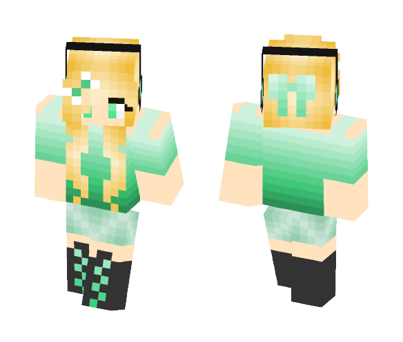 Girl who loves green - Girl Minecraft Skins - image 1