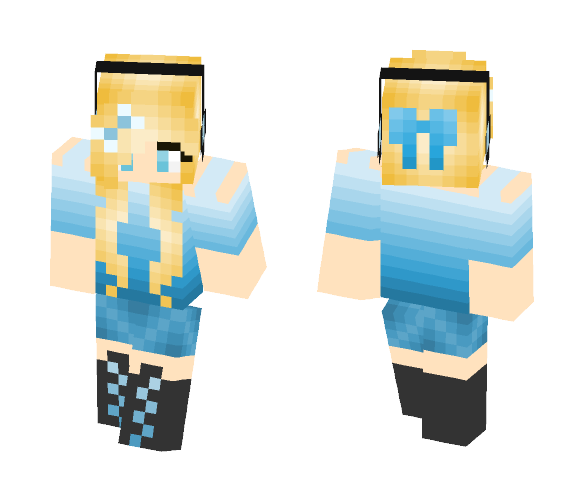 Blonde girl - Girl Minecraft Skins - image 1