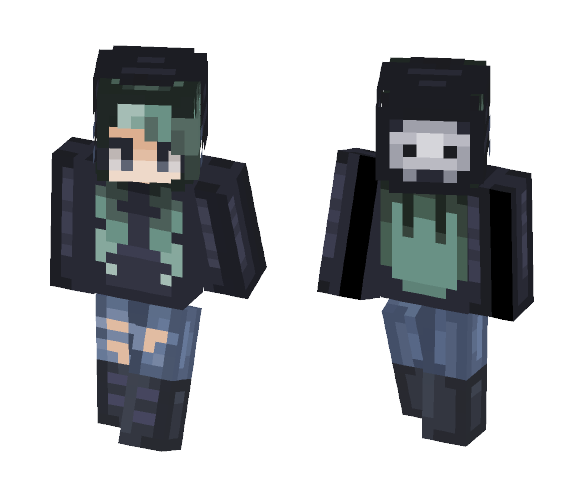 ~ Goth Girl - Girl Minecraft Skins - image 1