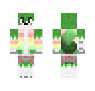 GreenWolf (Fursona) - Male Minecraft Skins - image 2
