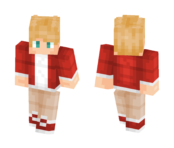 Red Jacket - Male Minecraft Skins - image 1