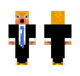 Donald Trump - Swagway Gold Edition - Male Minecraft Skins - image 2