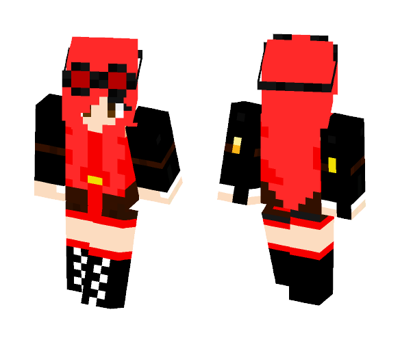 Red Scientist - Female Minecraft Skins - image 1