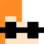 Sunglasses orange and white girl - Girl Minecraft Skins - image 3
