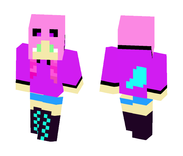The Coolest Wolf Girl - Girl Minecraft Skins - image 1