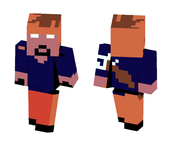 Herobrian bow - Male Minecraft Skins - image 1