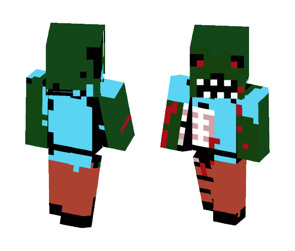 Zombie skeleton - Male Minecraft Skins - image 1