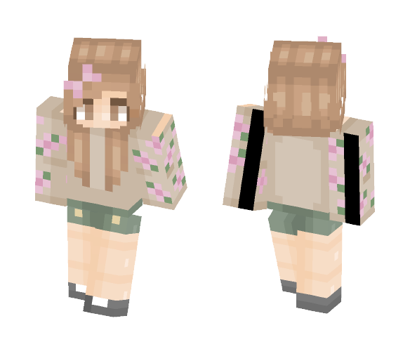 eвυllιence ❋ floral and fading - Female Minecraft Skins - image 1