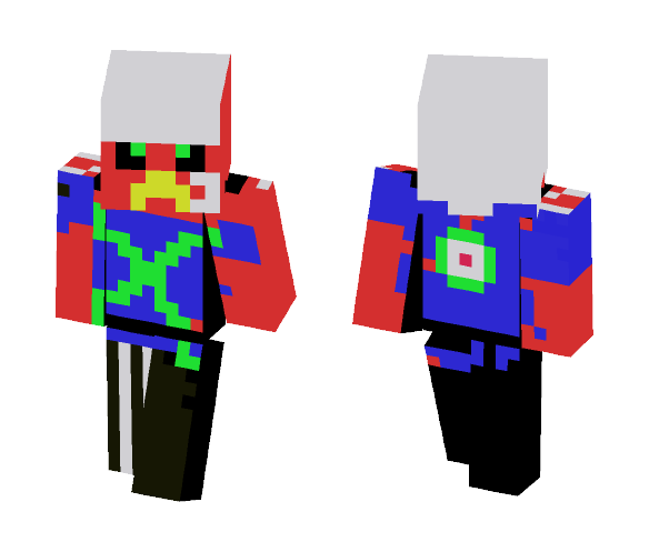 Creeper Sport Link Red - Male Minecraft Skins - image 1