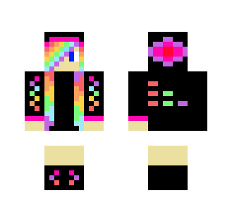 Rockin Rainbow - Female Minecraft Skins - image 2