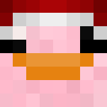Pink kawaii Christmas Duck - Christmas Minecraft Skins - image 3