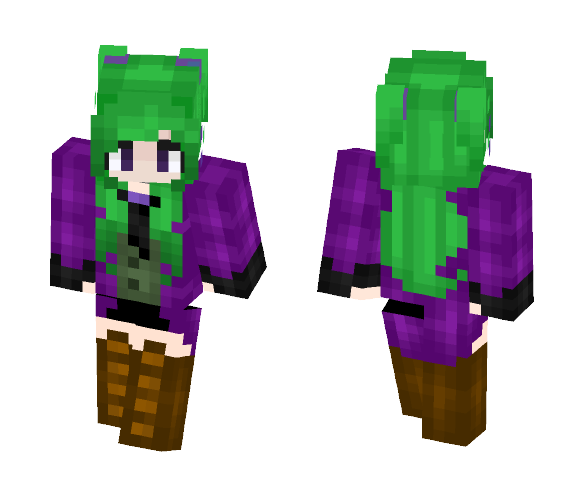 {*#*}The Joker(Female){*#*} - Comics Minecraft Skins - image 1