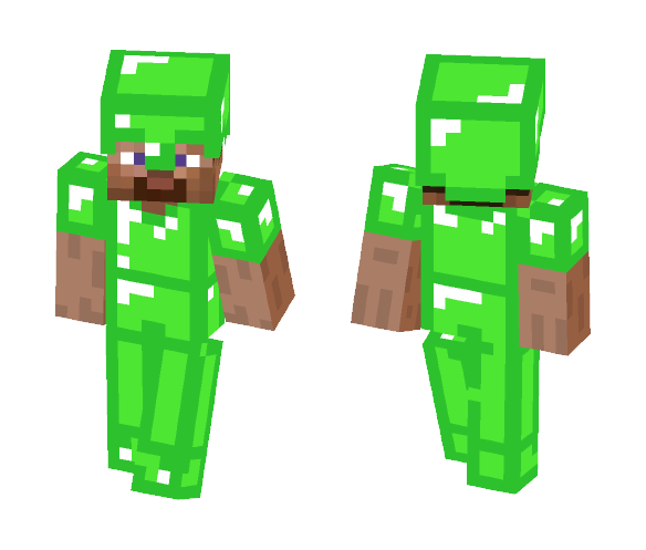 Emerald Armor - Male Minecraft Skins - image 1