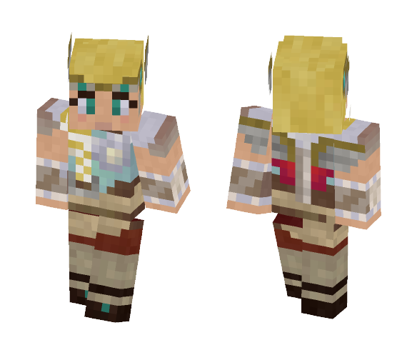 Valkyrie Mercy -overwatch - Female Minecraft Skins - image 1