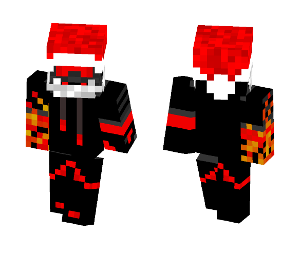 Fire Robo Bandit (Chrismas Edition) - Male Minecraft Skins - image 1