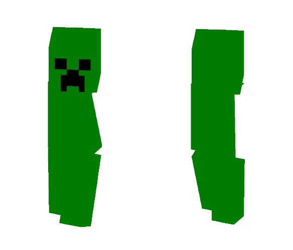 Creeper Minecraft Skin No Arms