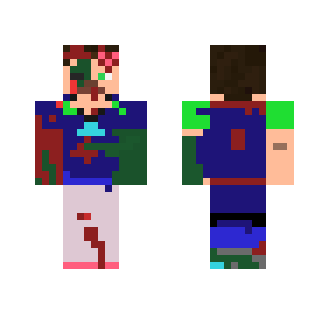 Zombie Steve - Male Minecraft Skins - image 2