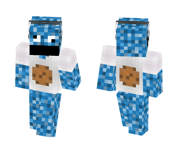 Cookie Monster (Headphones) - Male Minecraft Skins - image 1