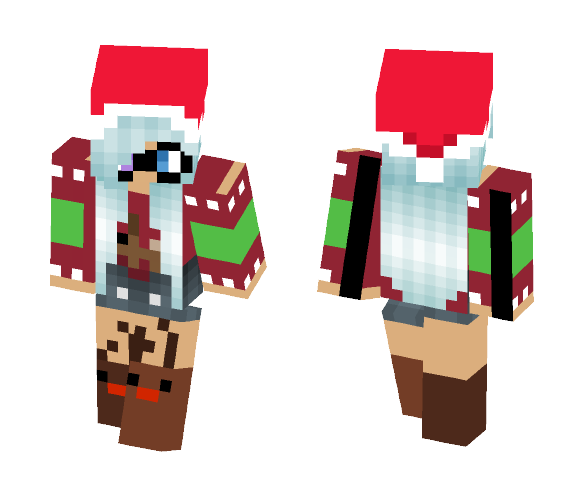 Christmas Gurl With Teh Glasses - Christmas Minecraft Skins - image 1