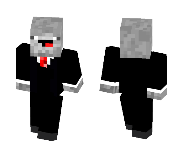 Mr. Dumb Skeleton - Male Minecraft Skins - image 1