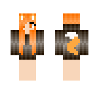 ~Orange hair Neko~ - Female Minecraft Skins - image 2