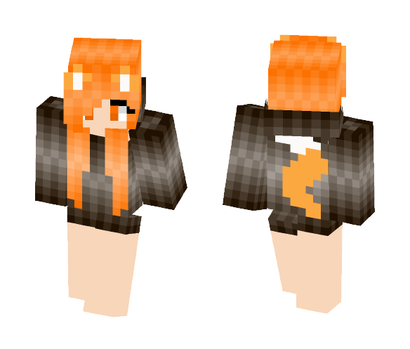 ~Orange hair Neko~ - Female Minecraft Skins - image 1