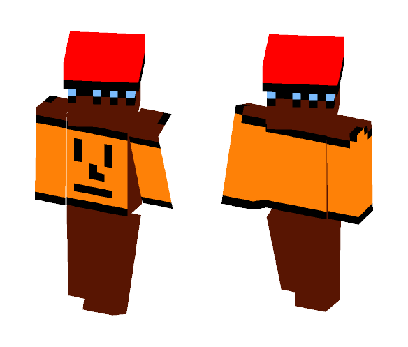 A Jar Of Bean Dip with a face - Male Minecraft Skins - image 1