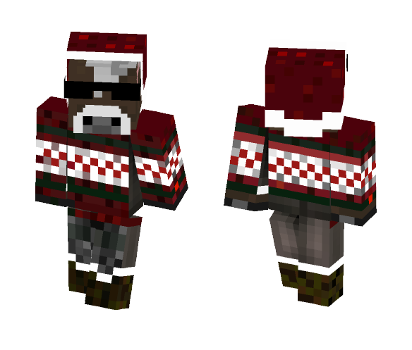Christmas Cow - Christmas Minecraft Skins - image 1