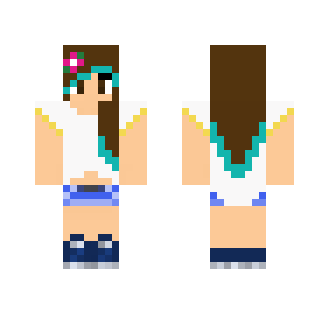 Summer outift (Girl) - Female Minecraft Skins - image 2