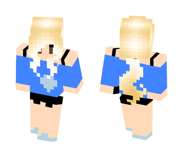 Pajama Girl - Girl Minecraft Skins - image 1