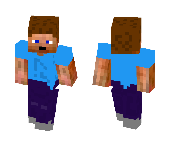 HD Steve - Male Minecraft Skins - image 1