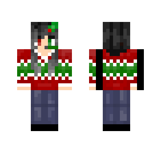 Female Christmas skin 2016 - Christmas Minecraft Skins - image 2