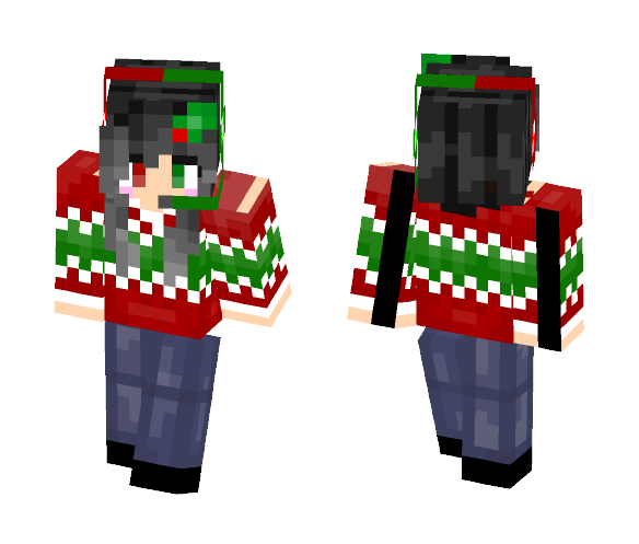 Female Christmas skin 2016 - Christmas Minecraft Skins - image 1