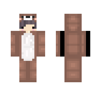 Bear Onesie [Chibi] - Male Minecraft Skins - image 2