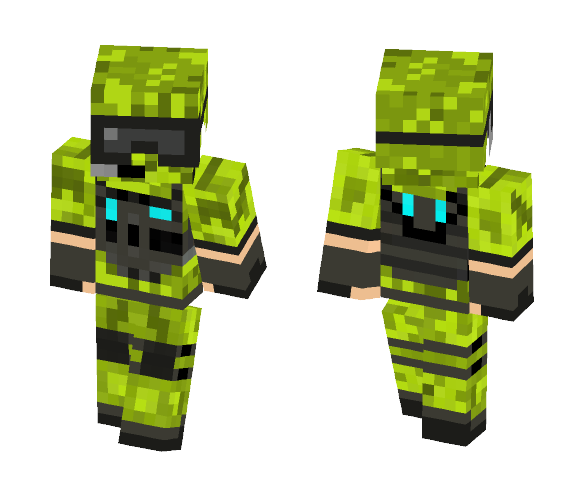 Futuristic Camo Soldier - Male Minecraft Skins - image 1