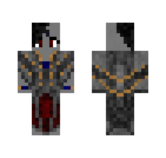 Dark Elven Noble - Grey Coat - Female Minecraft Skins - image 2