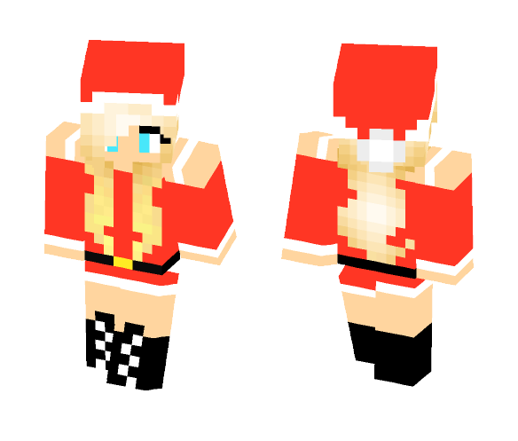 Cute Santa Girl - Cute Girls Minecraft Skins - image 1