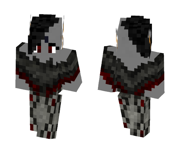 Dark Elven Noble - Feather Gown - Female Minecraft Skins - image 1