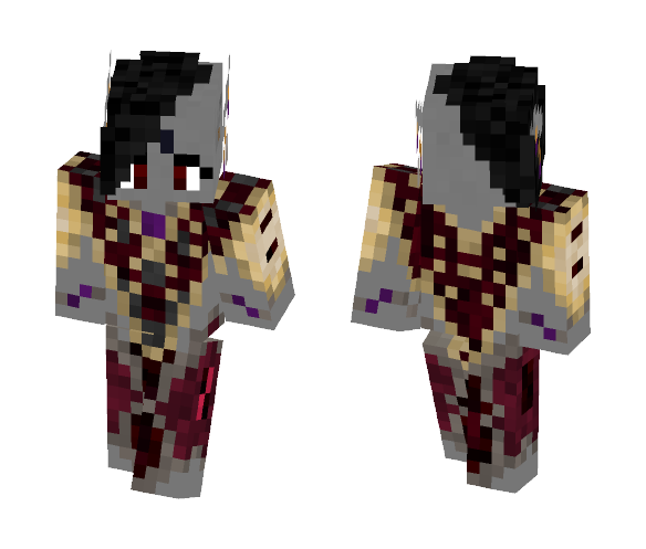 Dark Elven Noble - Mage Styled - Female Minecraft Skins - image 1